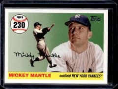 2007 Topps #MHR230 Mickey Mantle Home Run History New York Yankees